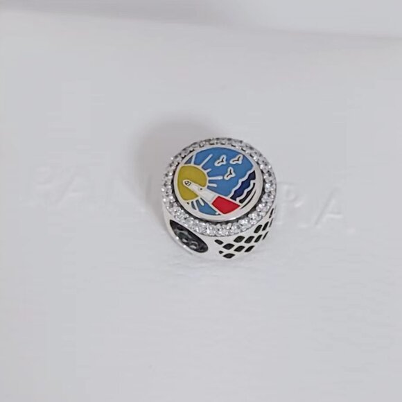 Pandora Long Island Exclusive Charm Bead S925 Silver with box - Picture 3 of 7